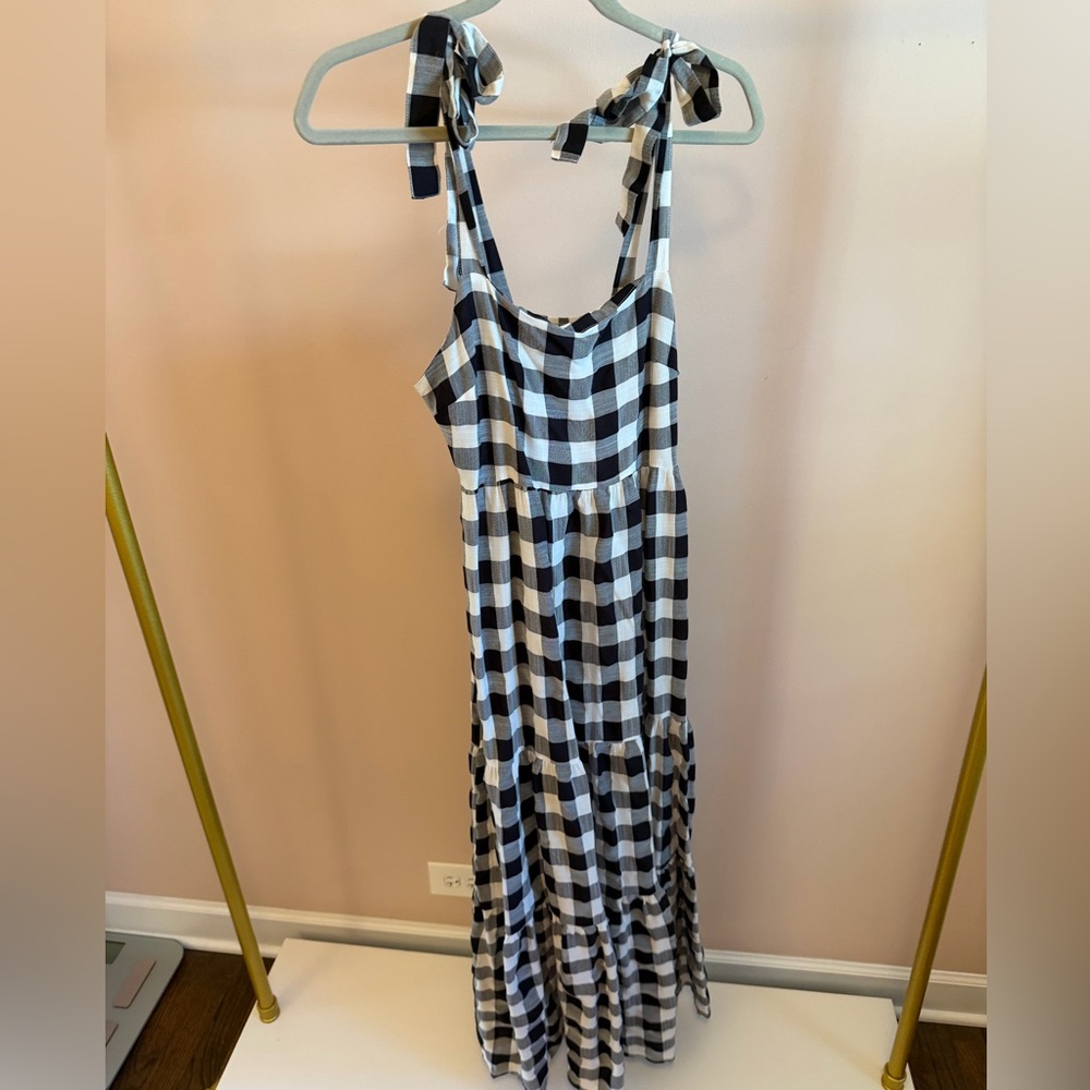 Black and White Checkered Dress
